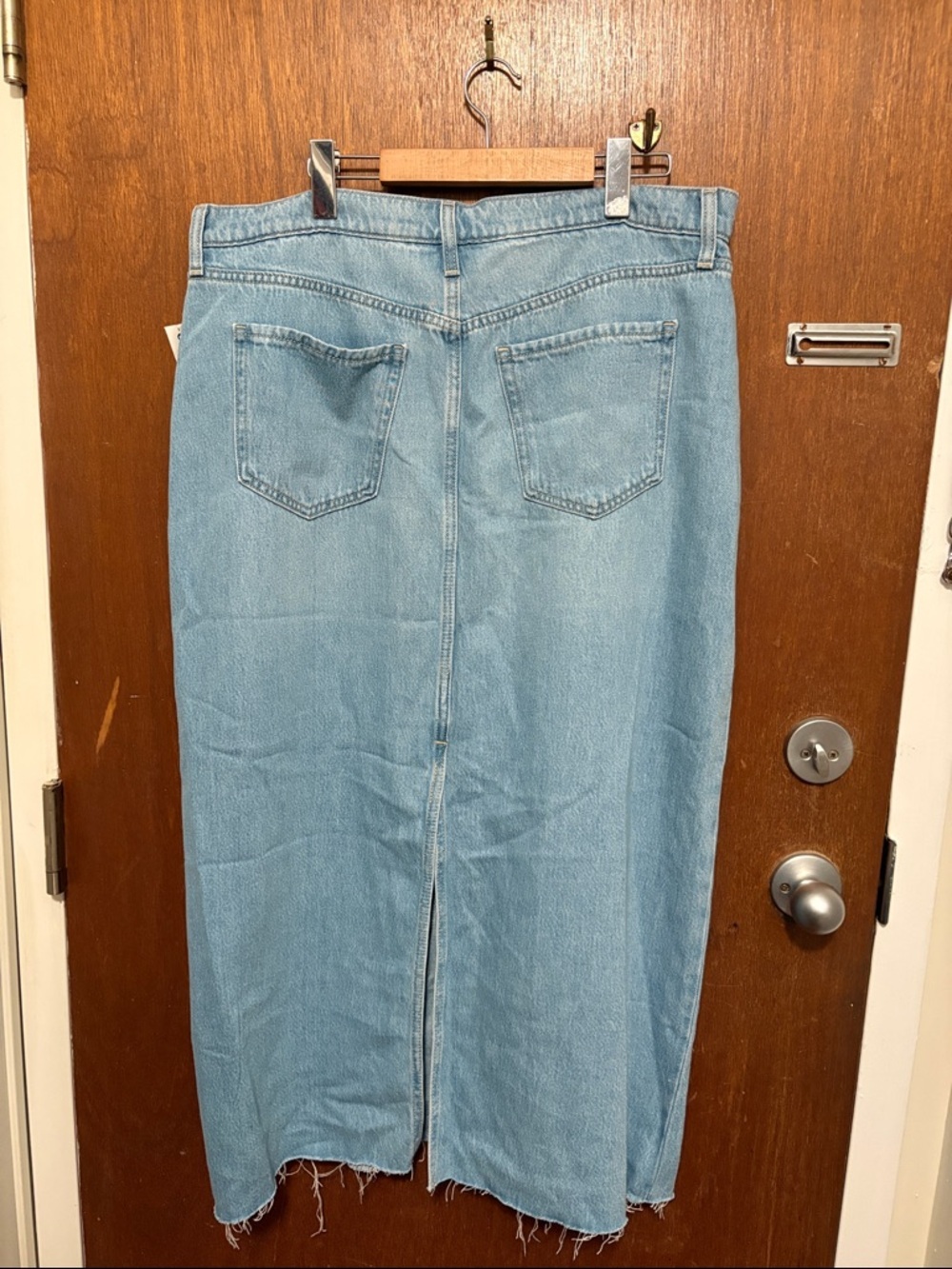 NWT Old Navy Mid-Rise Jean Maxi Skirt - Picture 9 of 11